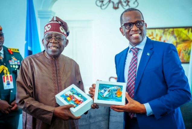Tinubu and Saint Lucia’s PM Commit to Formal Diplomatic Ties to Boost Trade and Culture