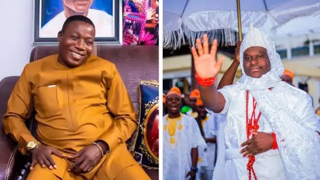 Sunday Igboho Appeals to Ooni of Ife to Seek President Tinubu’s Help on Wanted List and Frozen Accounts