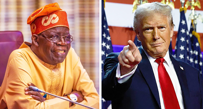 Trump Commends Tinubu’s Anti-Terrorism Efforts, Reaffirms Stronger US-Nigeria Security Partnership